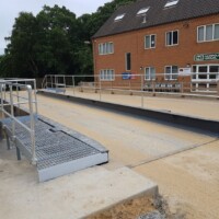 Norfolk Gravel safety railings