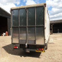 An image of the back of a lorry i repaired