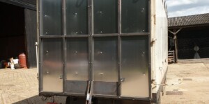 An image of the back of a lorry i repaired