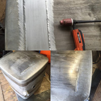 An image of a fuel tank i repaired