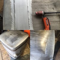 Repaired fuel tank