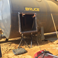 Storage tank hatch repair
